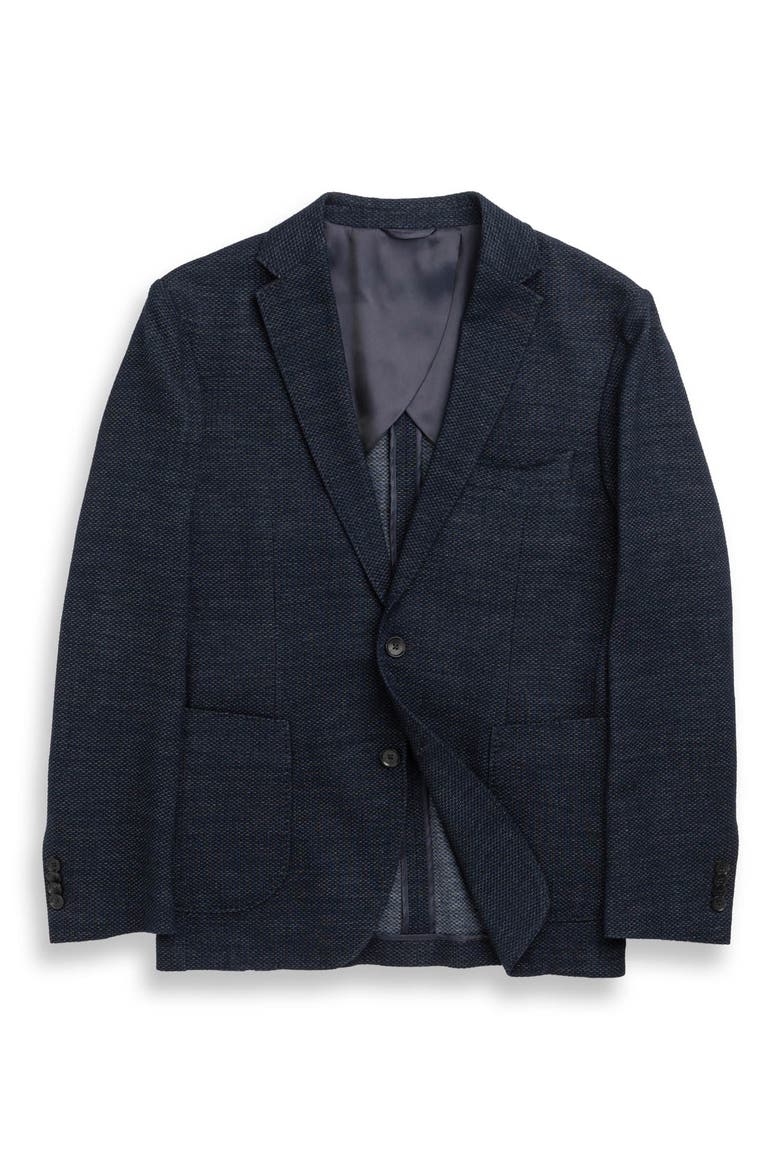 Haldon Regular Fit Stretch Wool & Cotton Sport Coat, Alternate, color, MIDNIGHT