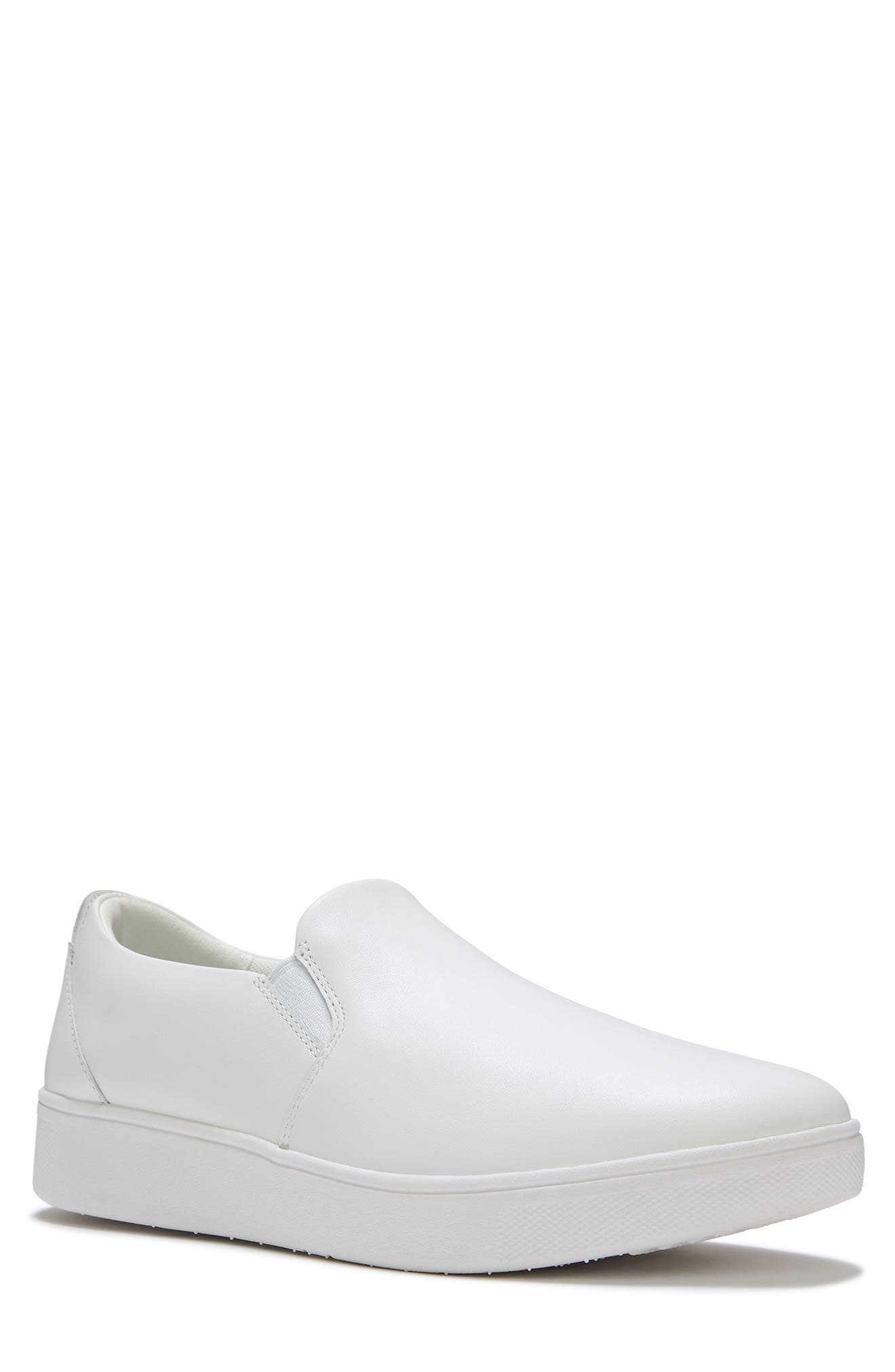 Flowease Leather Slip On Sneaker, Main, color, URBAN WHITE