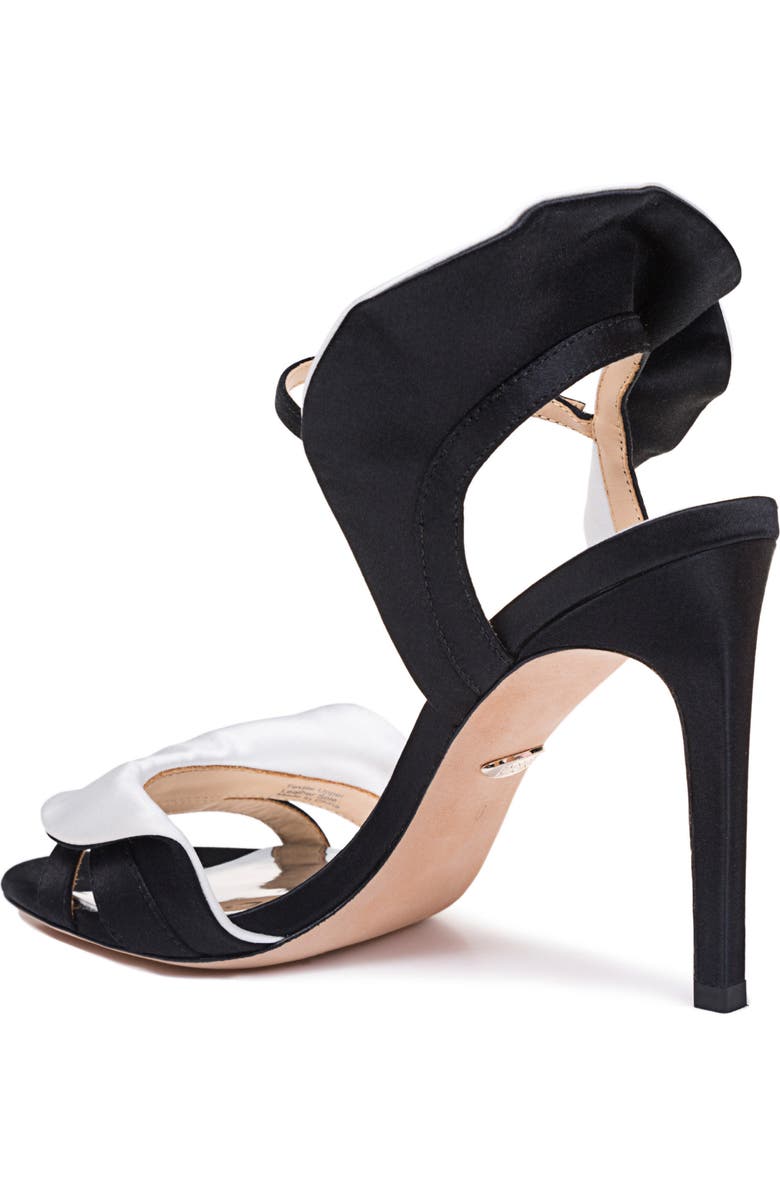 Badgley Mischka Collection Badgley Mischka Ella Two-Tone Satin Sandal, Alternate, color,