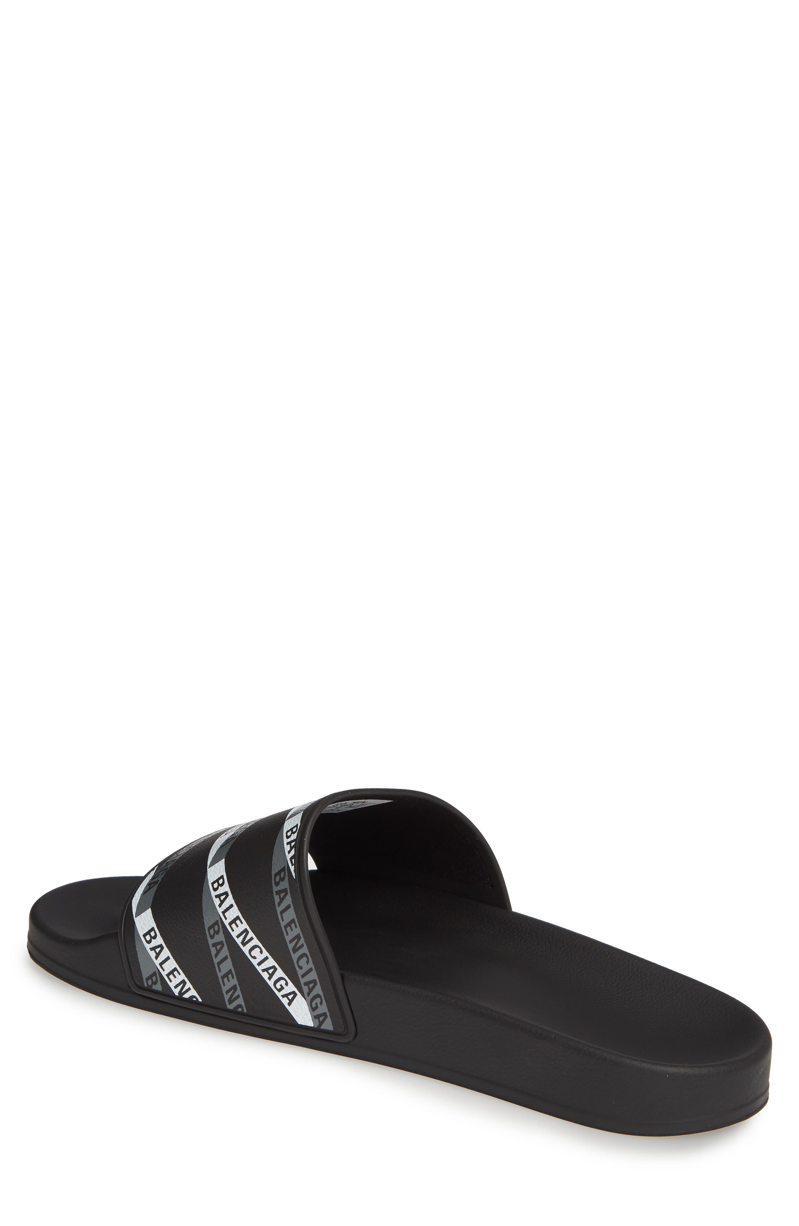 Balenciaga Monogram Slide Sandal, Alternate, color, 