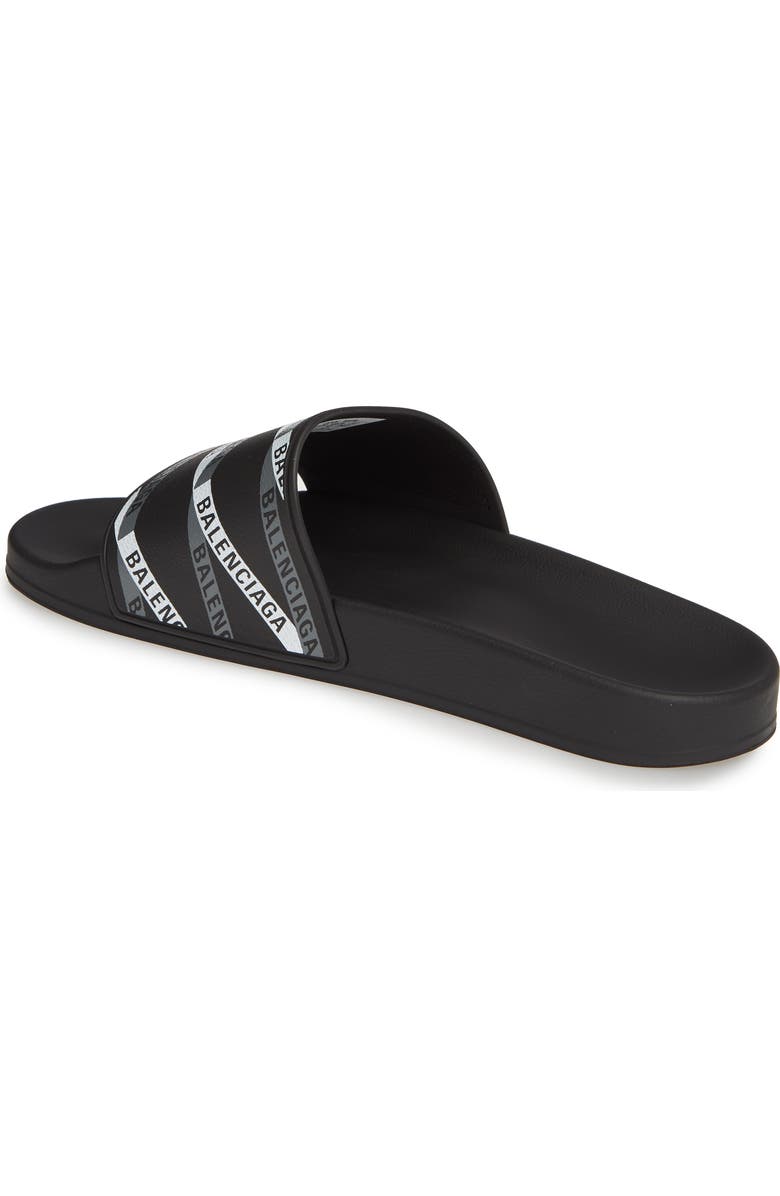 Balenciaga Monogram Slide Sandal, Alternate, color,