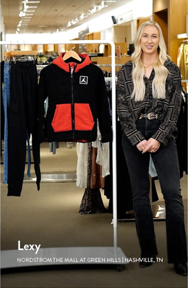 Kids' Jumpman Hooded Fleece Jacket, sales video thumbnail