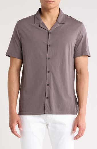 John Varvatos Brewer Organic Cotton Camp Shirt