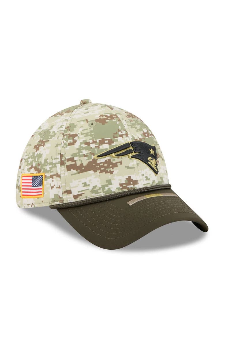New Era Men's New Era  Camo New England Patriots 2025 Salute to Service 39THIRTY Flex Hat, Main, color, Camo
