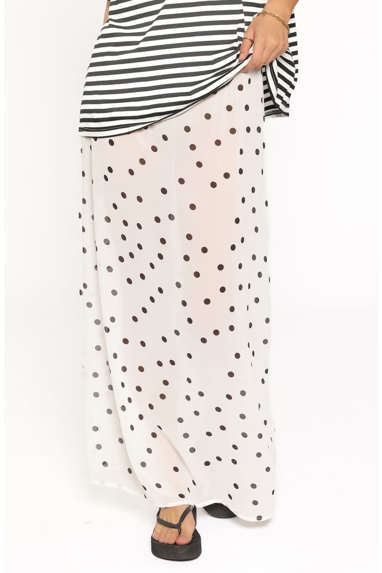 Tammi 2-Piece Skirt Set, Alternate, color, WHITE BLACK