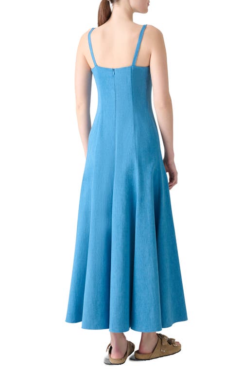 Akris Punto Denim Maxi Dress