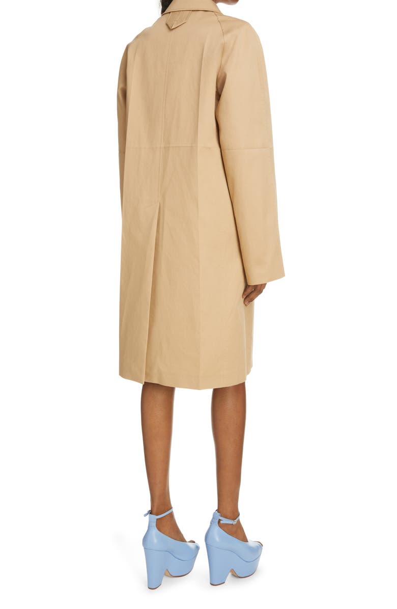 Victoria Beckham Cotton Gabardine Car Coat, Alternate, color,