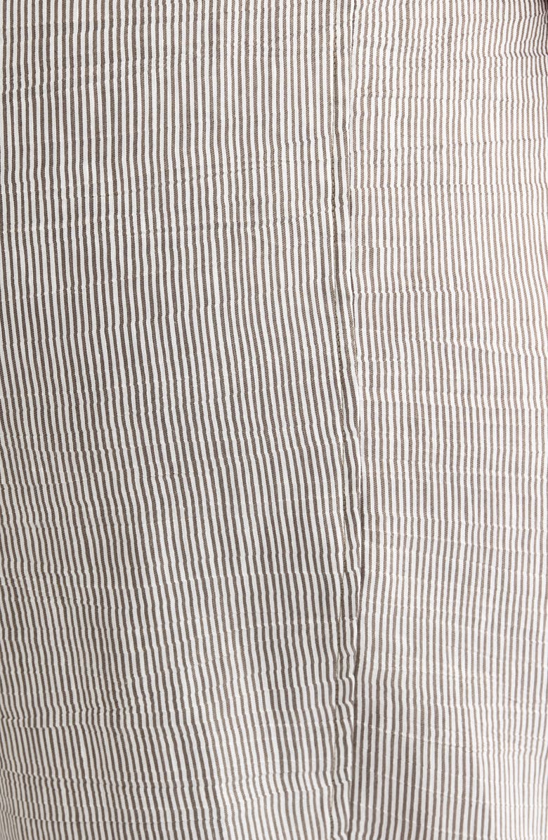 Eileen Fisher Ankle Length Lantern Linen Blend Pants, Alternate, color, Wren