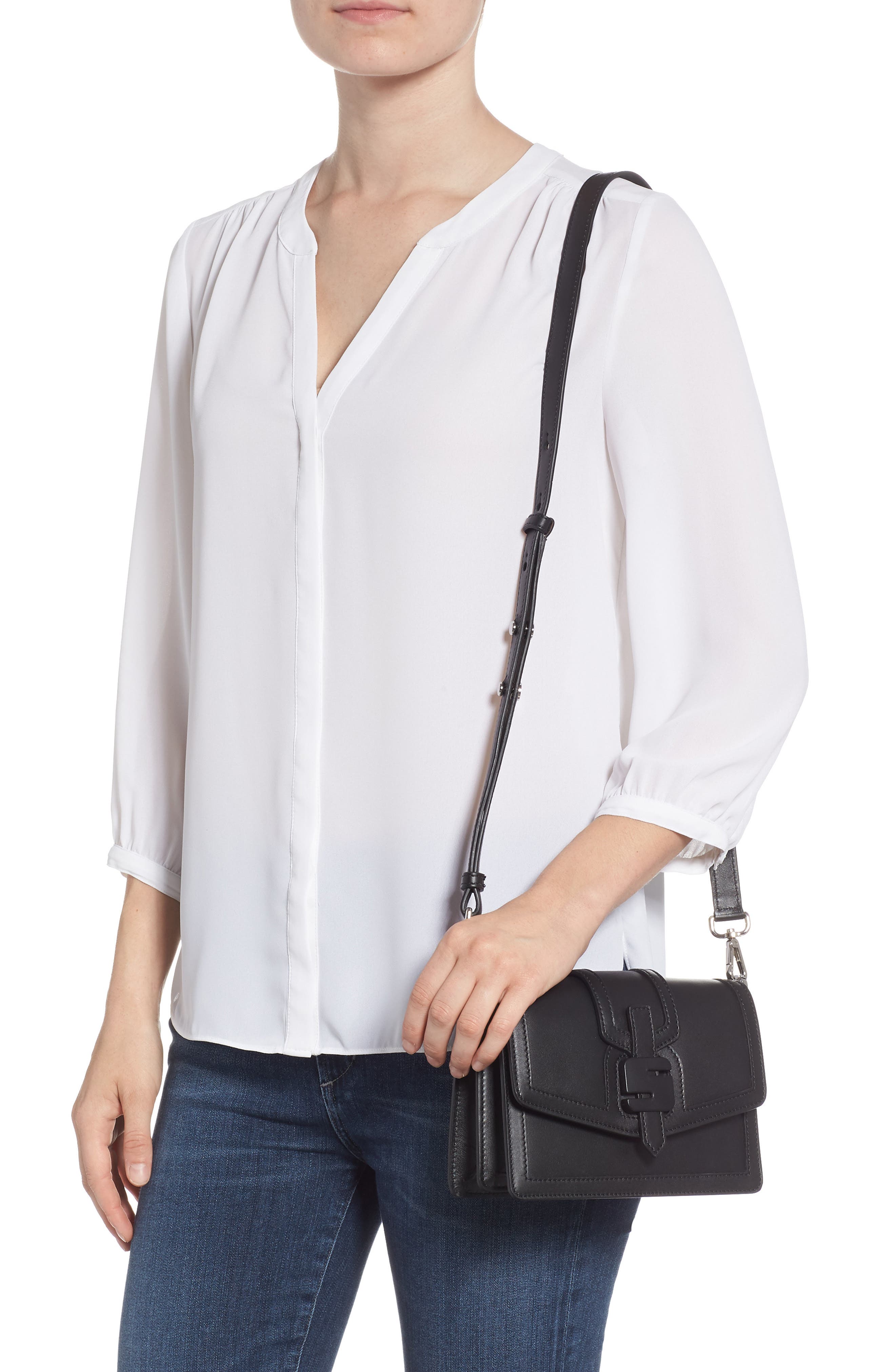 Serapian Milano Mini 1972 Leather Crossbody Bag, Alternate, color, 