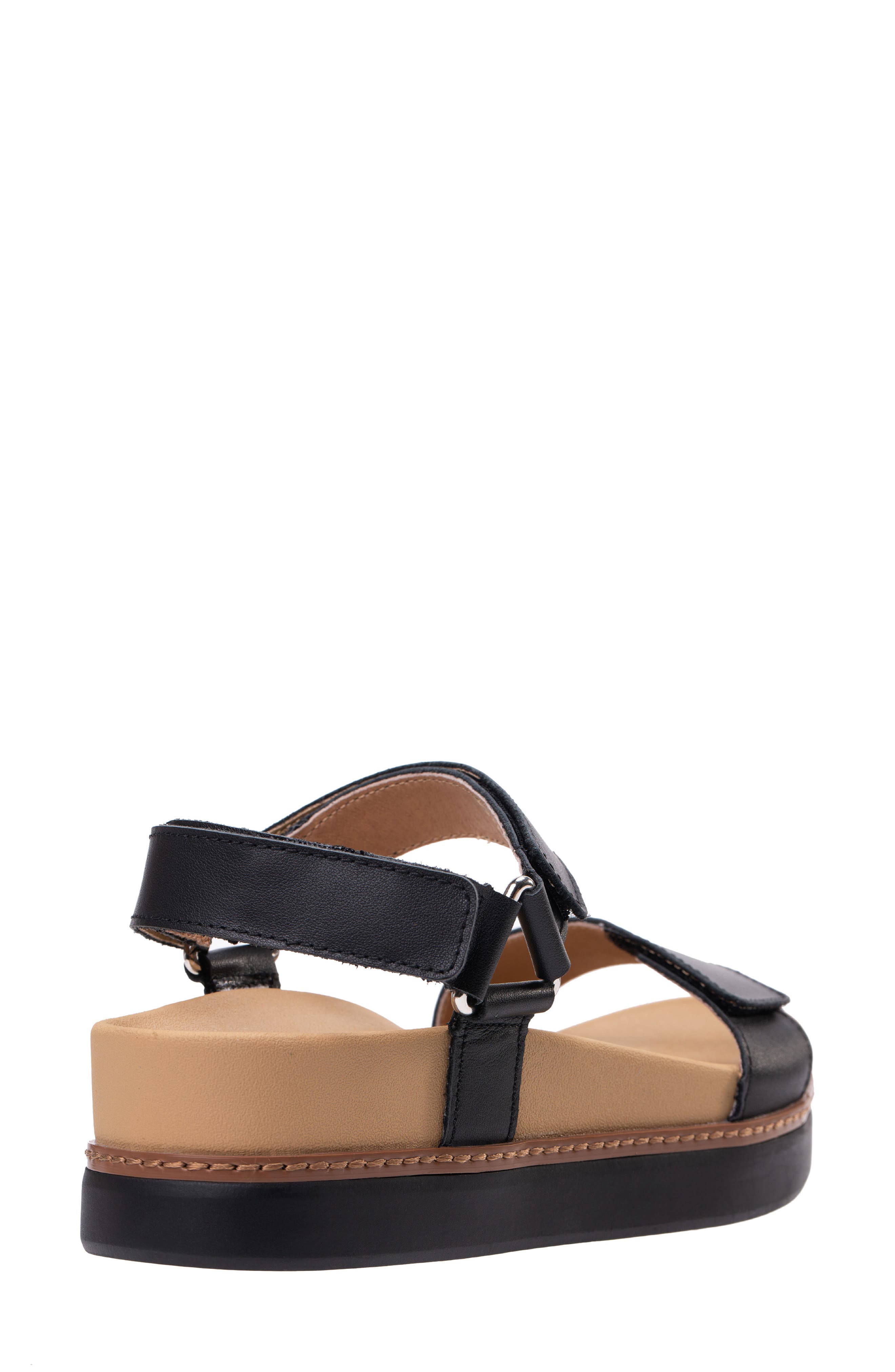 Revitalign Kiera Ankle Strap Sandal, Alternate, color, Black