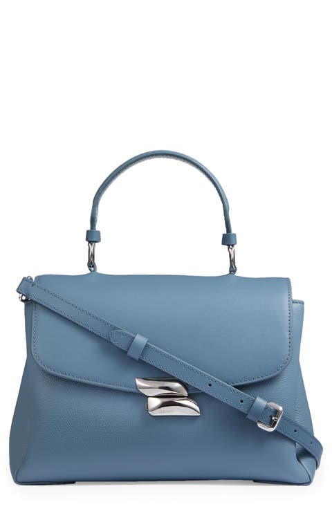 Darcie Leather Top Handle Bag