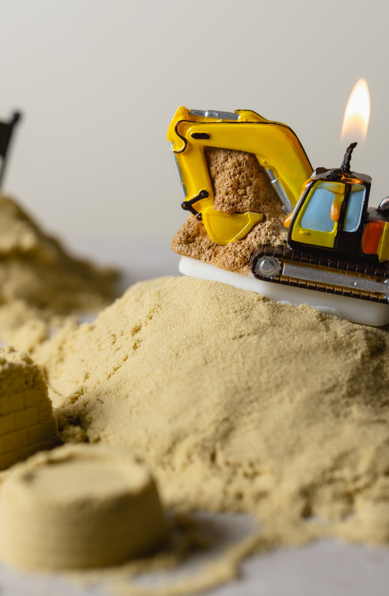 Southlake gifts Toy Tractor Candle, Alternate, color, Yellow / Brown / Orange