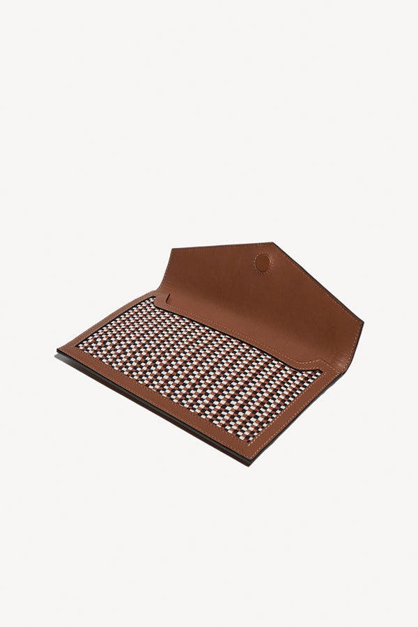 Amambaih Envelope small, Alternate, color, Cognac