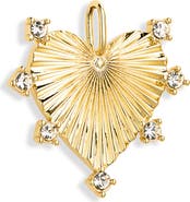 THE SIS KISS Grove Heart Charm