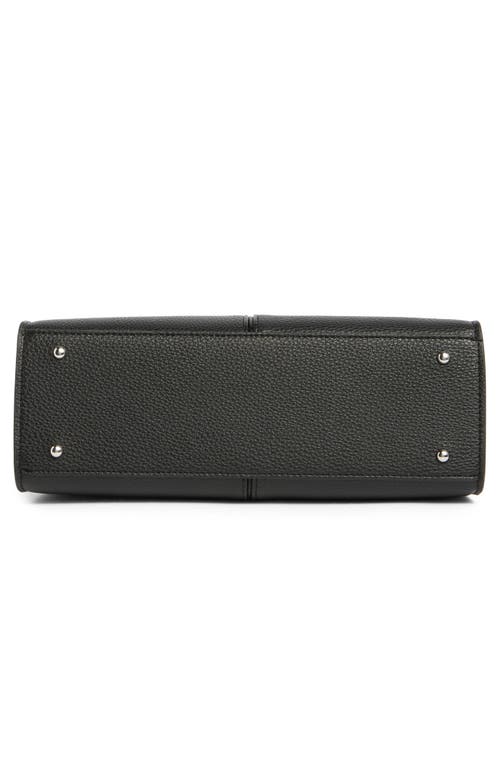 Jw Pei Large Elise Faux Leather Top Handle Bag In Black