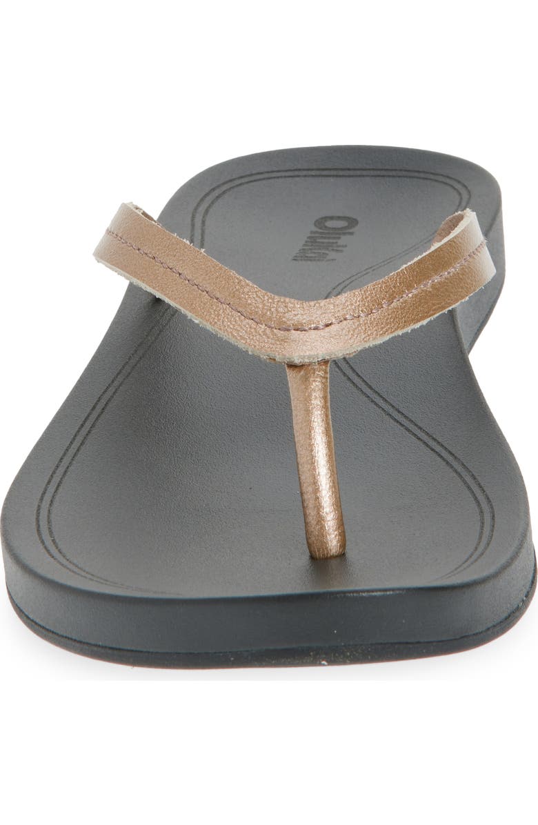 OluKai Lalahi Flip Flop, Alternate, color, Copper / Lava Rock