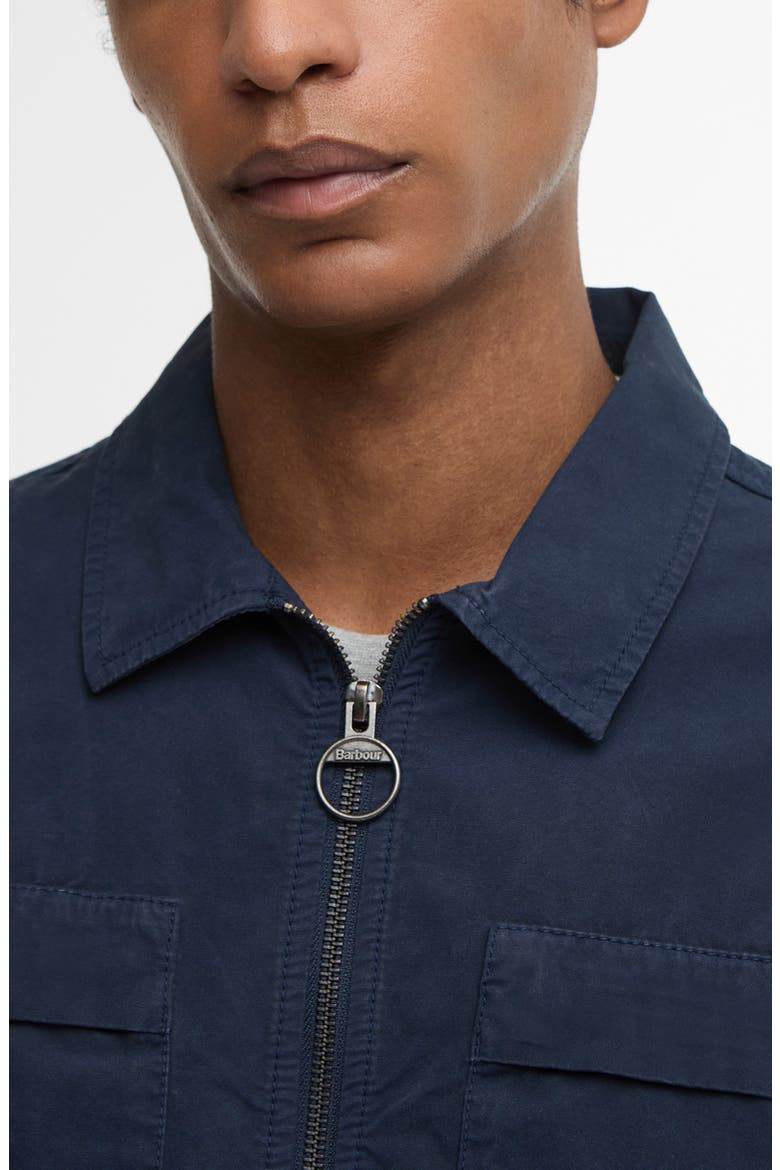 Glendale Zip Overshirt, Alternate, color, NAVY