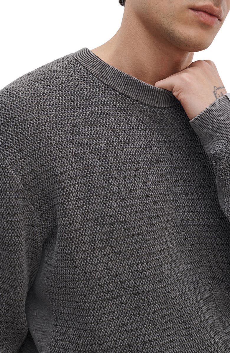 rag & bone Caden Washed Cotton Blend Sweater, Alternate, color, 