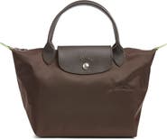 Longchamp Le Pliage Green Recycled Canvas Top Handle Bag