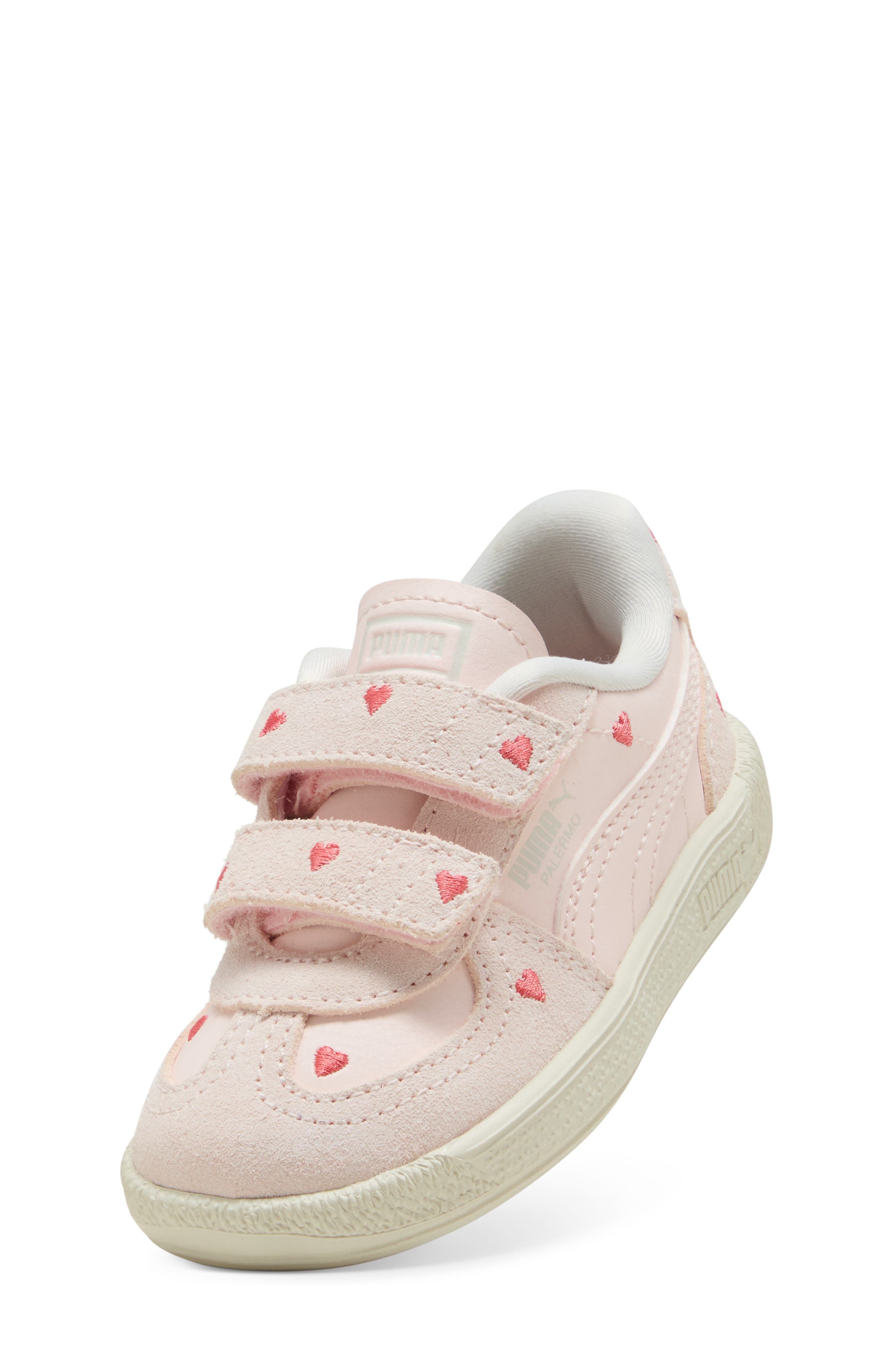 PUMA Kids' Palermo Amor Sneaker, Alternate, color, Jasmine Flower/ Vapor Gray