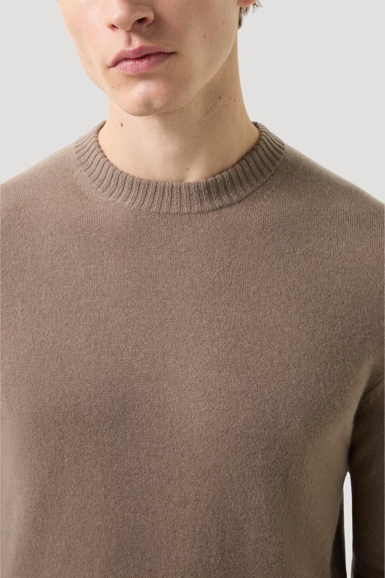 Brendon Cashmere Sweater, Alternate, color, Mud