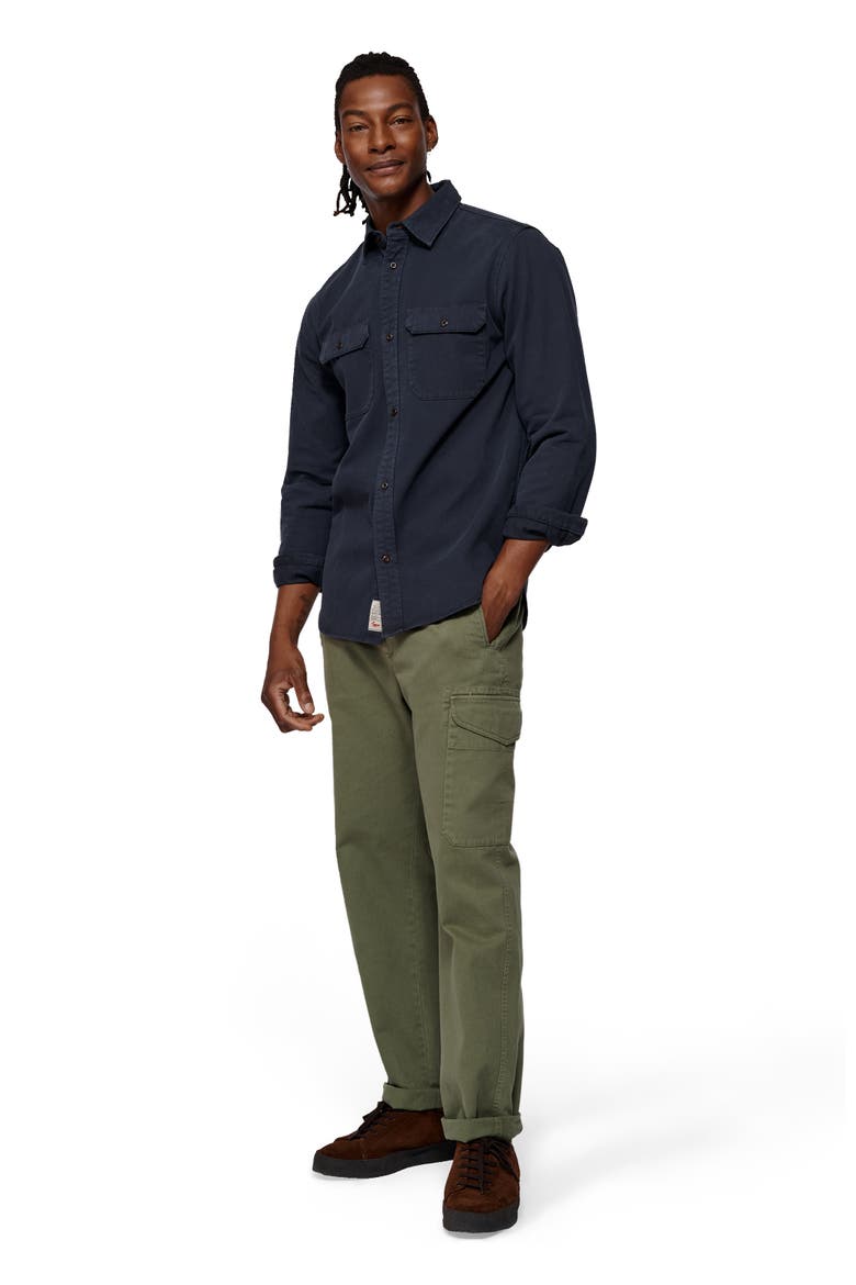 Normanby Button Up Shirt, Alternate, color, Navy