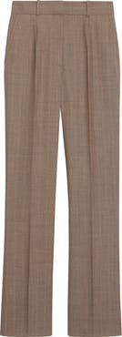 SANDRO Smart Windowpane Plaid Trousers