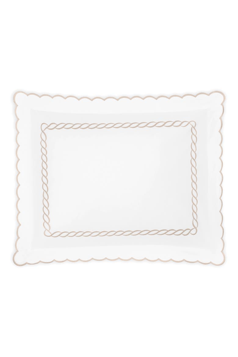 Classic Chain Scallop Sham, Main, color, DUNE