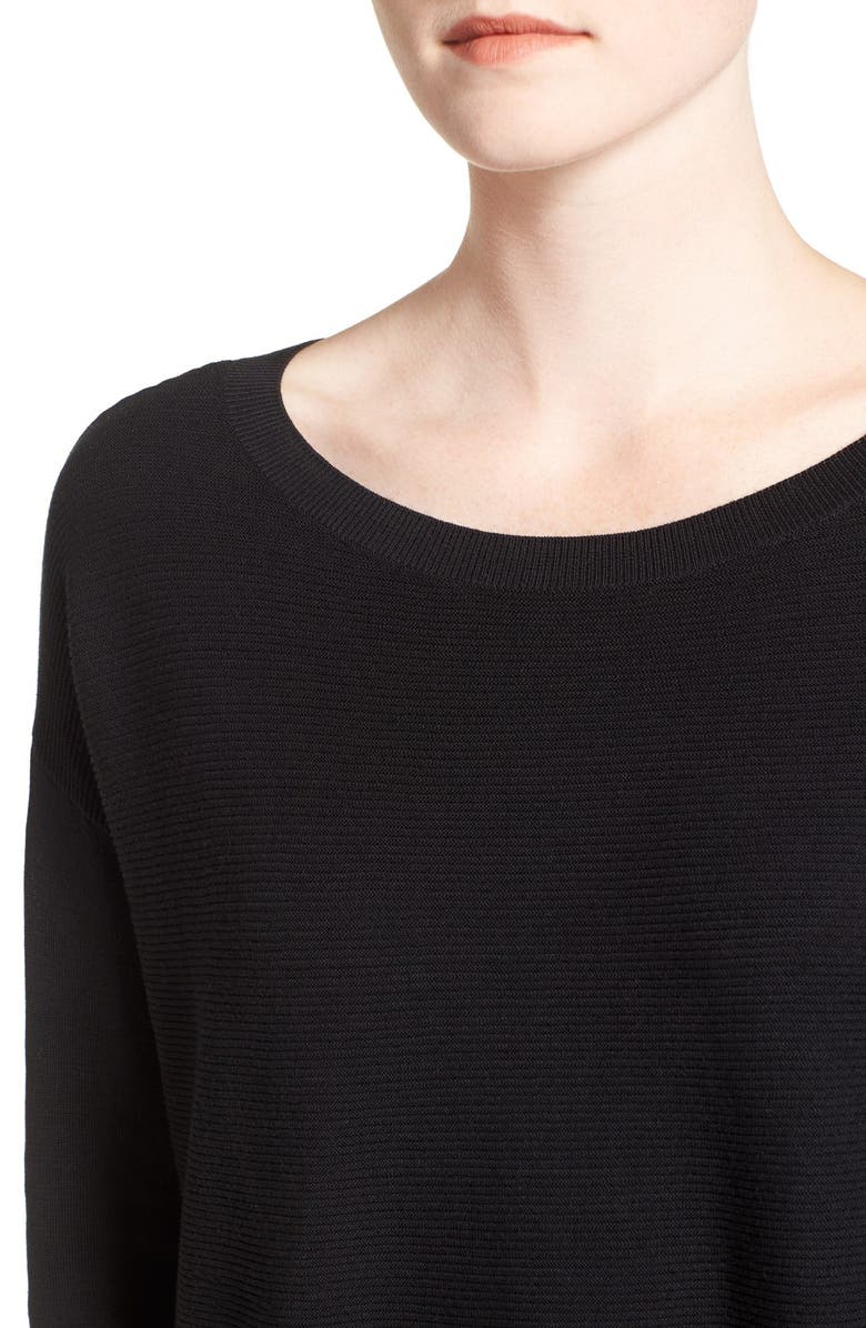Trouvé Corrugated Stitch Pullover, Alternate, color, 