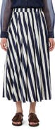 Weekend Max Mara Uomo Stripe Cotton Skirt