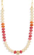 EYE CANDY LOS ANGELES Calla Beaded Frontal Necklace