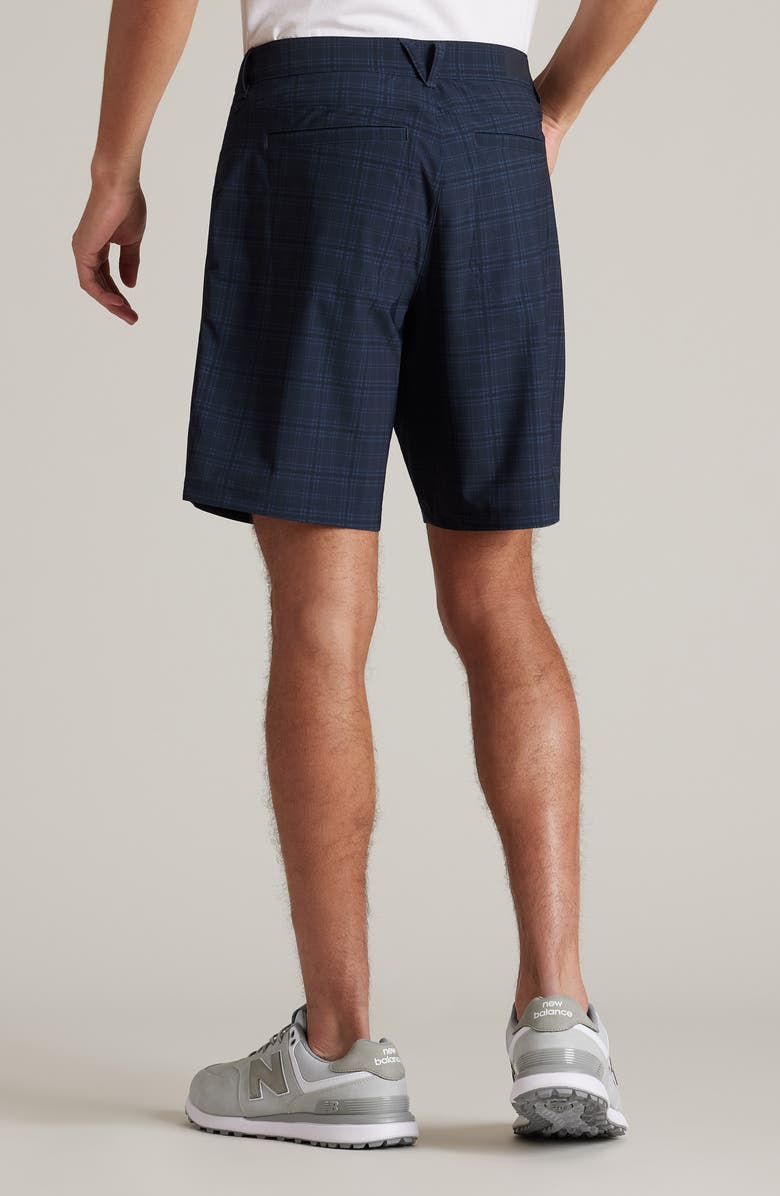 Rhone Momentum 9-Inch Golf Shorts, Alternate, color, True Navy Plaid