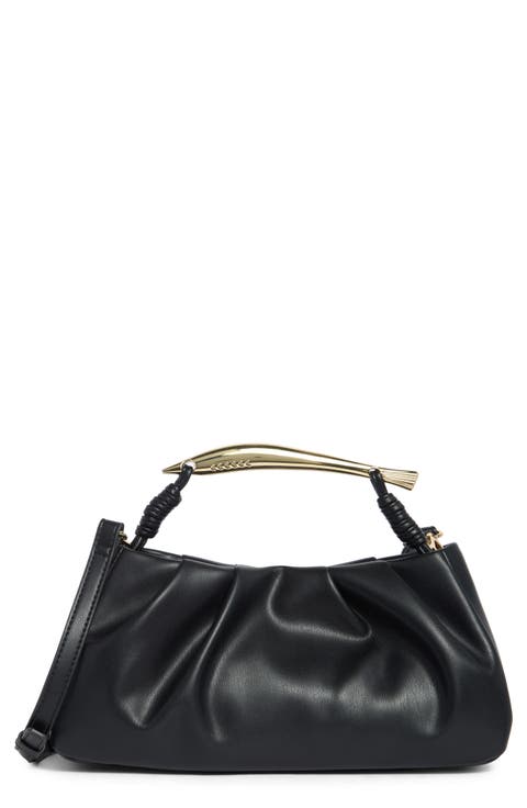 Metallic Fish Handle Clutch