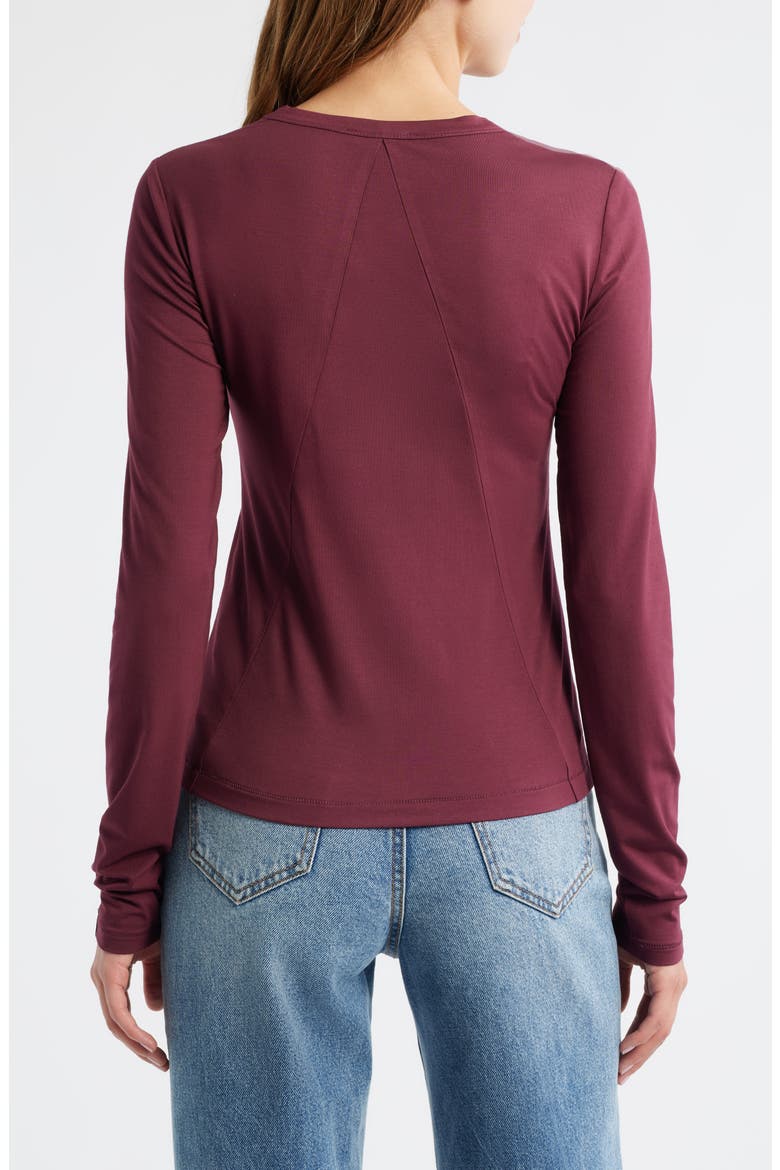 Luca Long Sleeve Jersey T-Shirt, Alternate, color, WINE