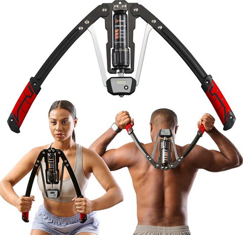 Shredforce Chest Expander and Arm Twister Trainer Exerciser Adjustable 22 to 440lb Resistance