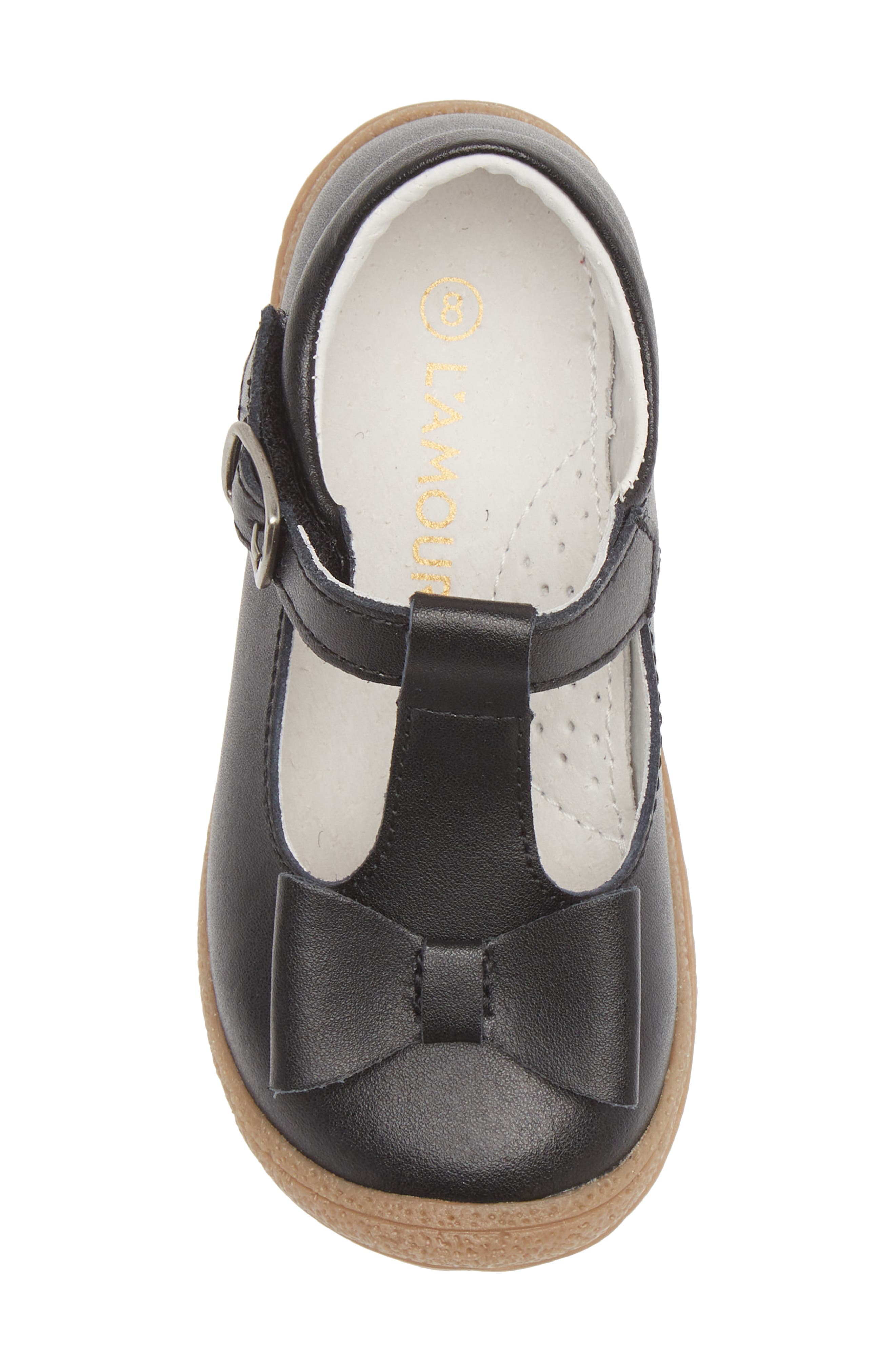 L'AMOUR Emma Bow Mary Jane, Alternate, color, Black