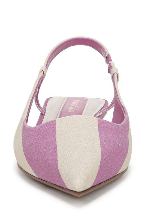 Franco Sarto Palmira Slingback Pointed Toe Pump In Purple