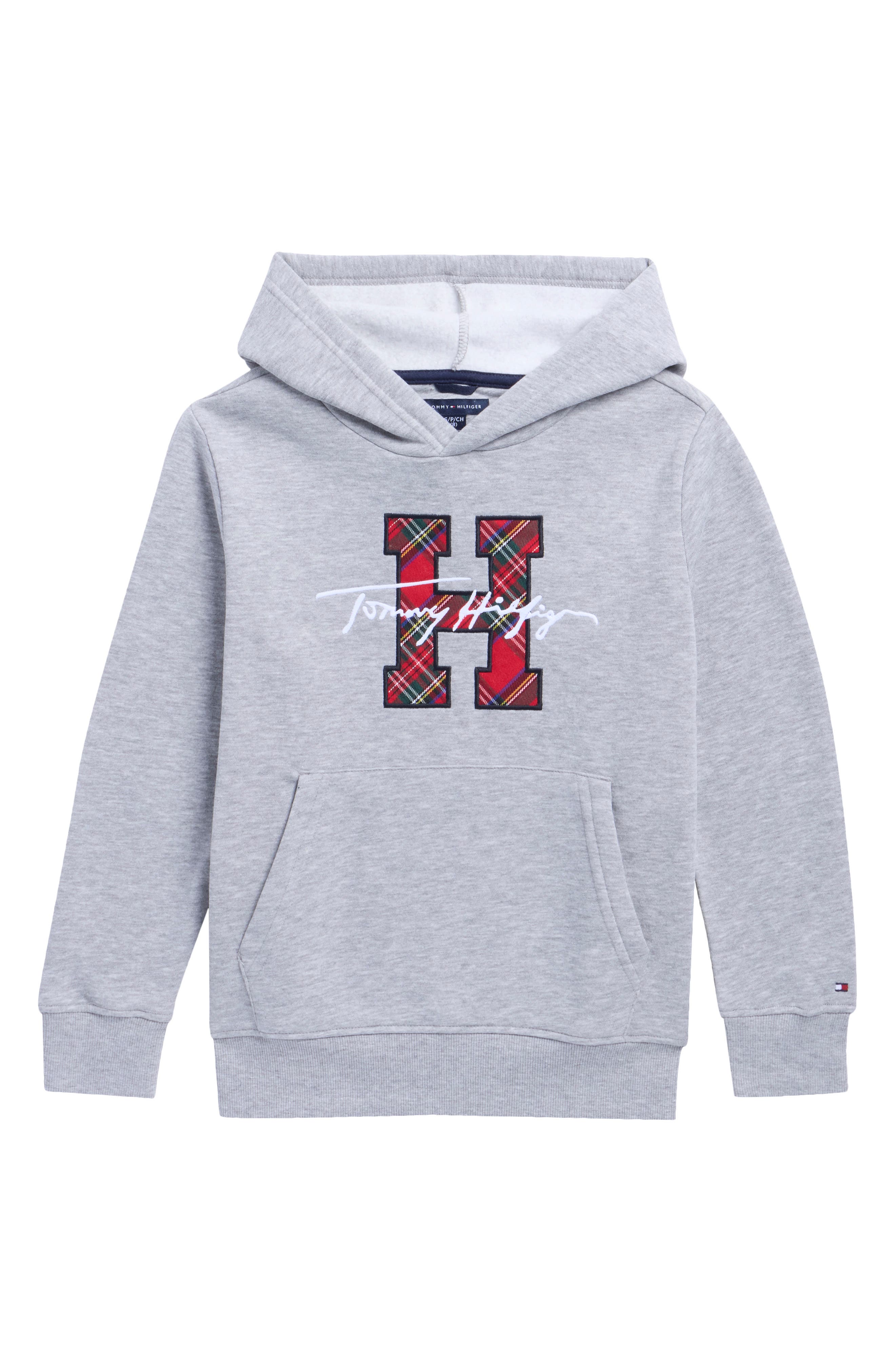 Kids' Plaid H Hoodie