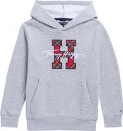Tommy Hilfiger Kids' Plaid H Hoodie