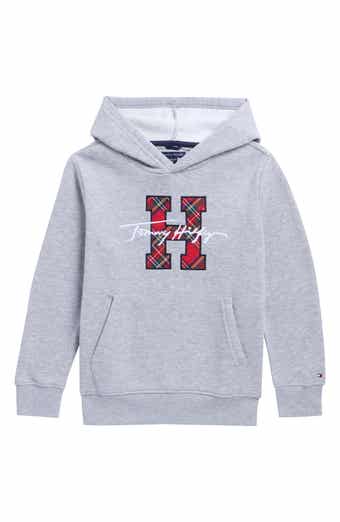 Kids' Plaid H Hoodie