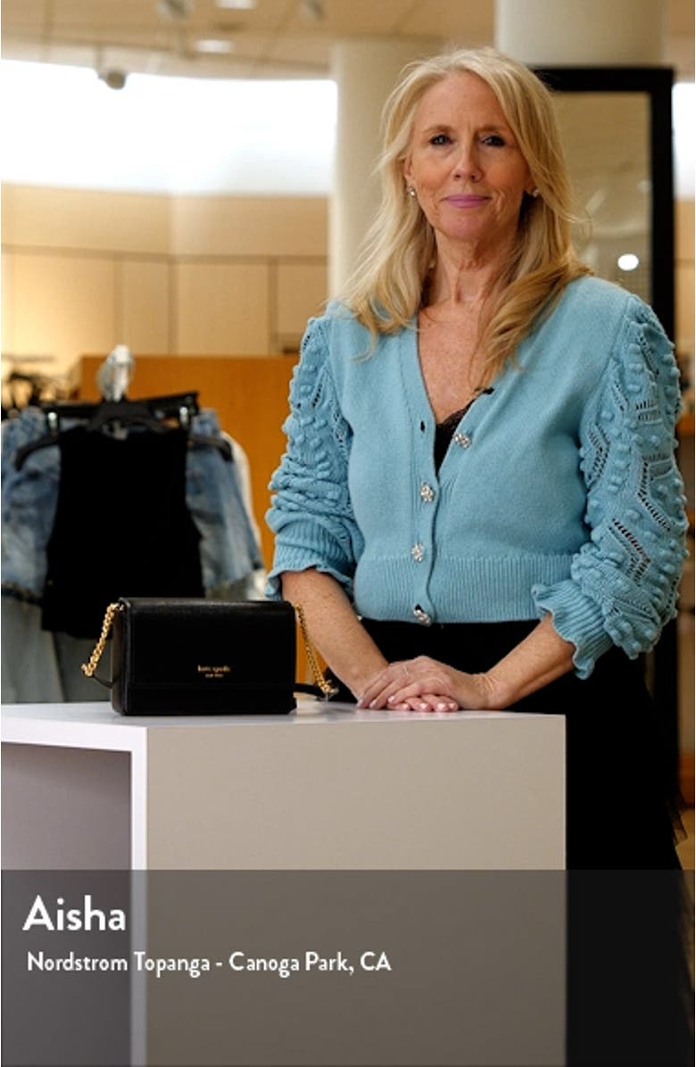 morgan leather wallet on a chain, sales video thumbnail