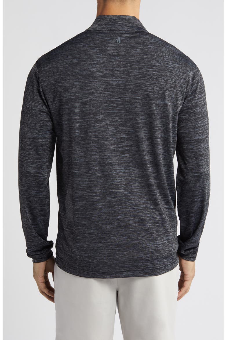 Glades Quarter Zip Pullover, Alternate, color, HEATHER BLACK