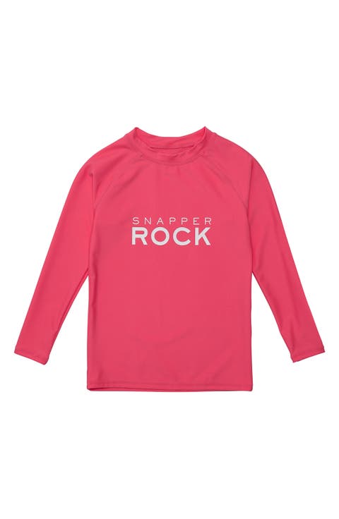 Kids' Rocking Red Long Sleeve Rashguard Top (Toddler, Little Kid & Big Kid)