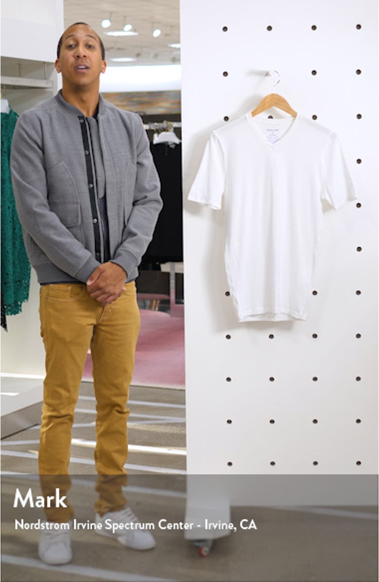 Cool Cotton High V-Neck Undershirt, sales video thumbnail