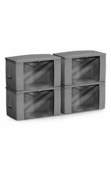 4-Pack Foldable Storage Bins