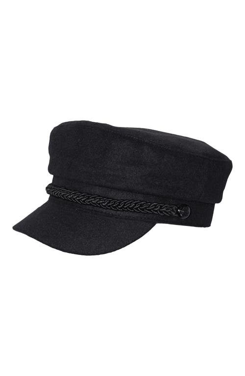 Lauren Ralplh Lauren Wool Brim Cap In Black