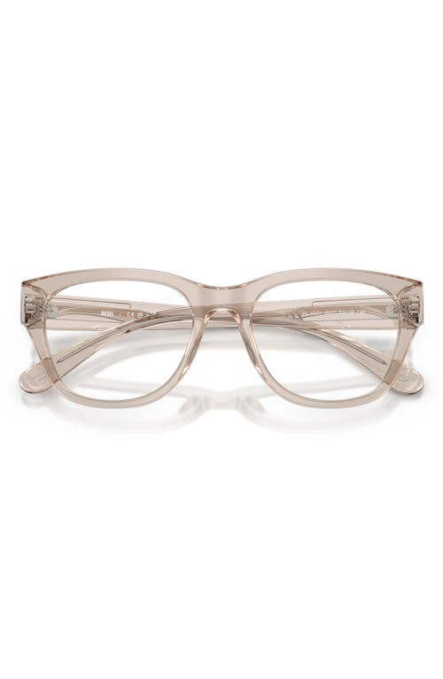 Diesel ® 53mm Square Optical Glasses In Neutral