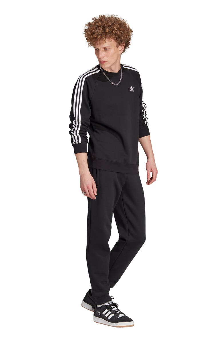 adidas Lifestyle 3-Stripes Long Sleeve T-Shirt, Alternate, color, Black