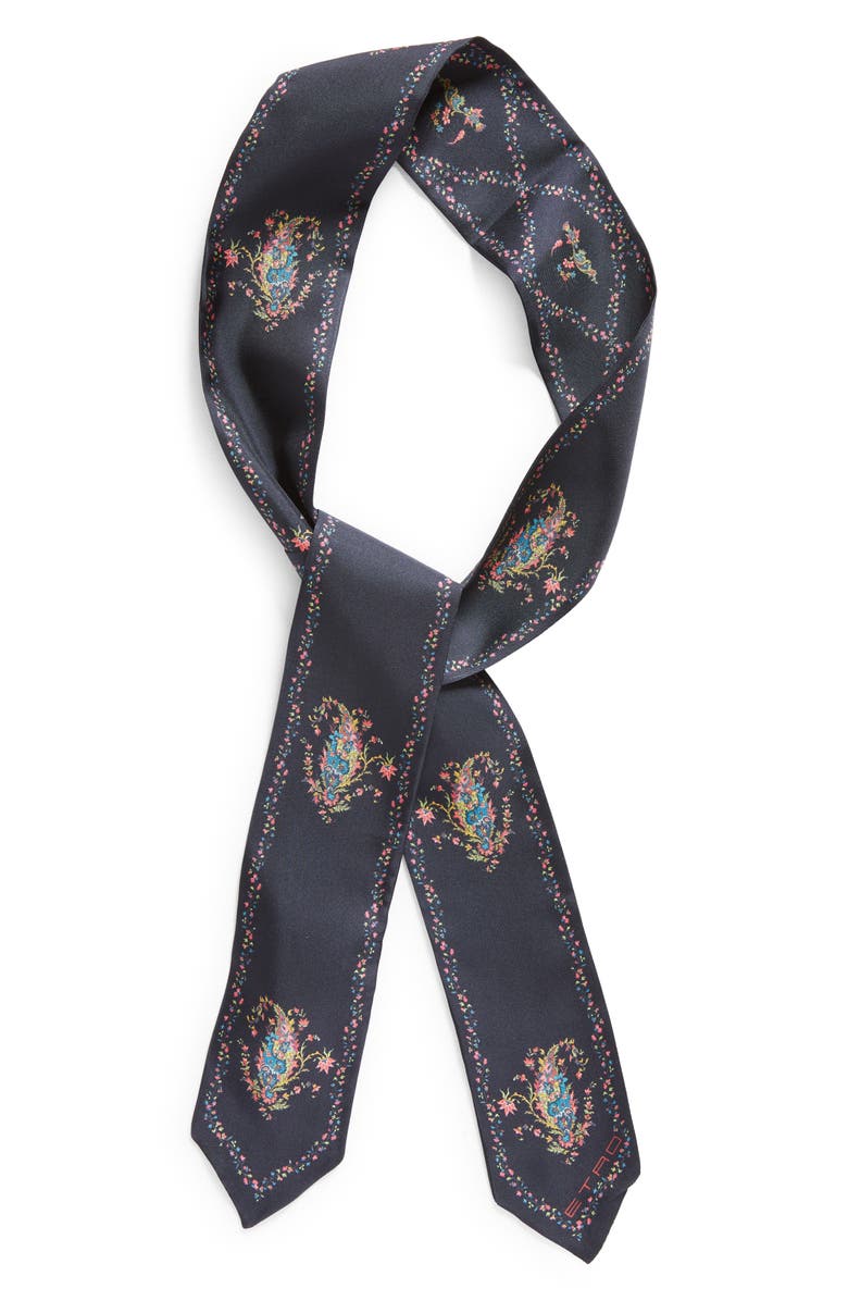Etro Arizona Silk Scarf, Alternate, color,