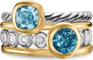 David Yurman DY Mercer® Color Stone Multirow Ring